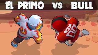 EL PRIMO vs BULL ⭐ Brawl Stars [upl. by Ena]