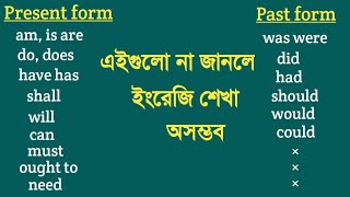 English Grammar  Auxiliary verb  am is are  bangla tutorial [upl. by Clementius]