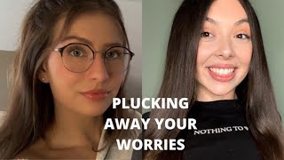 ASMR PLUCKING AWAY YOUR WORRIES FT CHEY ASMR [upl. by Irving60]