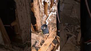 How Bad Can a Clogged Drain Ruin your house 😳 construction home diy [upl. by Wolff129]