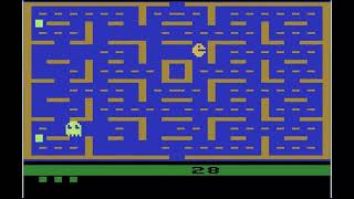 Atari 2600 Ms Pacman vs Pacman [upl. by Abehsat471]