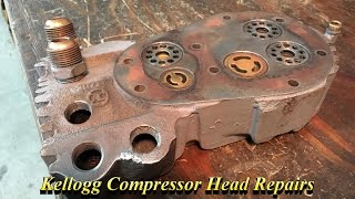 Kellogg Compressor Head Repairs [upl. by Ramon]