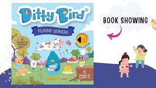 Ditty Bird  Funny Songs  Nursery Rhymes  Sound Book [upl. by Joete583]