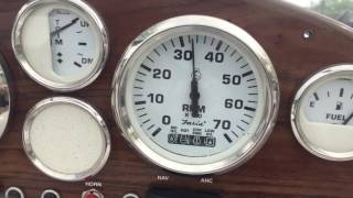 Glastron MX 180 with Evinrude etec 90 tach adjustment correct [upl. by Liban]