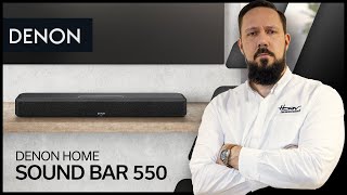 Soundbar do kina domowego z ATMOS  Denon Home 550  konfiguracja [upl. by Aehsal371]