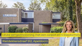 Rietdekkersdreef 512 Apeldoorn  Buurman Makelaardij Apeldoorn [upl. by Ida667]