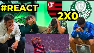 REACT FLAMENGO 2 X 0 PALMEIRAS  ACABOU… [upl. by Phillipp]