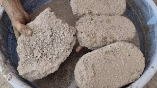 ASMR New Reused Pure Cement Crumbling in Water 💦 Extremely Soft Dusty Powdery crush 😍 💖 Awesome [upl. by Moseley243]