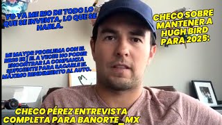 Entrevista Exclusiva y Completa de Sergio Checo Pérez a BanorteMx F1 radio [upl. by Atile721]