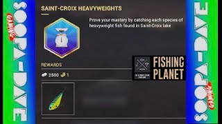 Fishing Planet SaintCroix Heavyweights Mission Guide [upl. by Alhak]