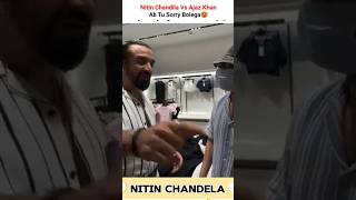 nitin chandila ne kya bola azaz Khan ko 😱 viral trending carryminati ajazkhan rajatdalal [upl. by Yak]