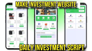 Make Power Bank Daily Investment Website  Investment source code 🔥 [upl. by Anaid932]