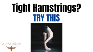 Tight hamstrings Try This Tip  David Garrigues Asana Kitchen Ashtanga Yoga [upl. by Setiram65]