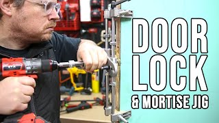 Easy Door Lock and Mortise Jig  XTORQUE [upl. by Ebert572]