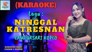 Ninggal Katresnan Karaoke Nada Cewek  Karaoke Dangdut Official  Cover PA 600 [upl. by Adnohsak]