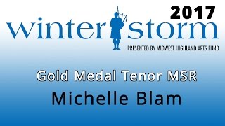 Winter Storm 2017 Gold Medal Tenor competition  MSR  Michelle Blam [upl. by Akener]