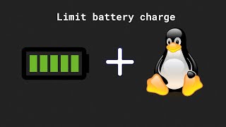 Limit battery charge on Linux for better battery life [upl. by Vtehsta]