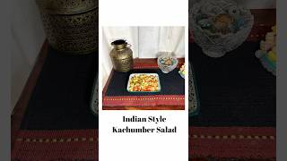 Indian Style Kachumber Salad Recipe  Easy Indian salad recipe [upl. by Anirak301]