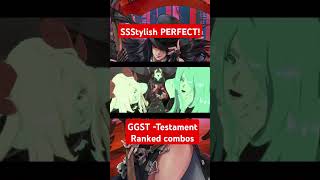 Guilty Gear STRIVE Testament SStylish PERFECT granbluefantasy guiltygear guiltygearrockyou [upl. by Llered]