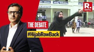 Arnab’s Debate Hijab Controversy Back In Karnataka Congress Govt Reverse Hijab Orders In Exams [upl. by Pufahl]