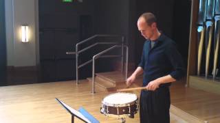 No IX from Nine FrenchAmerican Rudimental Solos by Joseph Tompkins [upl. by Arrec549]