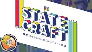 Statecraft The Political Card Game — game preview at SPIEL 17 [upl. by Anirtak]