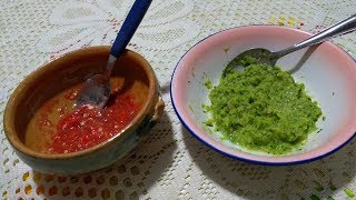 Probando tipos de de LLAJUA O SALSAS PICANTES BOLIVIANAS [upl. by Ennad803]