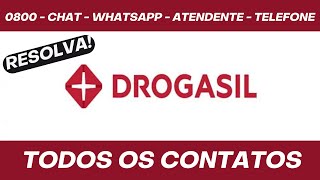 TODOS OS CONTATOS DA DROGASIL 0800 Chat WhatsApp Antendente telefone e mais [upl. by Aeynod]