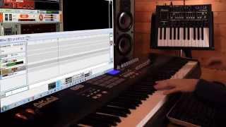 Reason 7 MIDI OUT amp avec le Arturia MiniBRUTE TUTORIELTUTORIAL [upl. by Nnyleahs433]