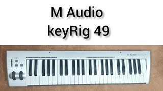 M Audio keyRig 49  M Audio keyRig 49 setup [upl. by Kceb]