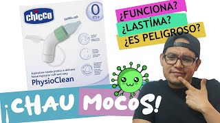 Aspirador Nasal para Bebe Chicco 😪💦CÓMO UTILIZARLO [upl. by Abdel]