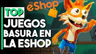 10 VIDEOJUEGOS BASURA que PUEDES ENCONTRAR rebuscando EN LA ESHOP [upl. by Vacuva810]