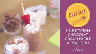 Idée recette  activité  une station à chocolat chaud [upl. by Oicelem]