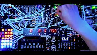 TECHNO SWAMP Hardware Techno live performance with modular synthesizers [upl. by Thier]