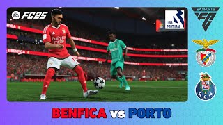 BENFICA vs PORTO  Liga Portugal 202425  EA SPORTS FC 25 [upl. by Kamillah]