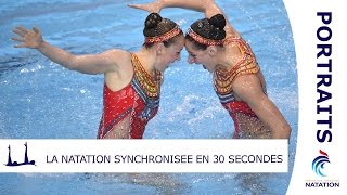 La natation synchronisée en 30 secondes  PORTRAITS [upl. by Trygve]