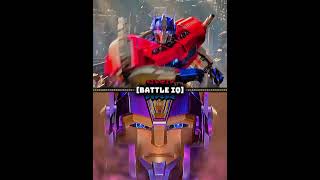 Optimus Prime VS Sentinel Prime Both TFO transformers optimusprime [upl. by Kellby11]