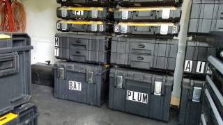 Dewalt Tough System Custom Van Racking 2016 Transit 250 [upl. by Malinde]