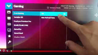 How to Overclock ASUS TUF Gaming Monitor  120Hz to Max Refresh Rate [upl. by Nosyd]