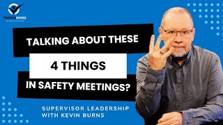 Are You Talking About These 4 Things in Safety Meetings [upl. by Alice940]