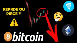 BITCOIN REPRISE RÉELLE OU PIÈGE AVANT NOUVELLE CHUTE   ETHEREUM ETH  VERGE XVG crypto monnaie fr [upl. by Anse725]