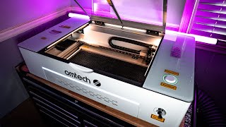 4000 cheaper than Glowforge AND better OMTech Polar Review [upl. by Eltotsira730]