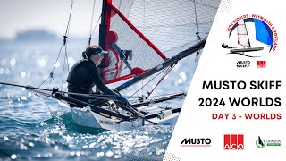 ACO 13th Musto Skiff World Championship 2024  Race Day 3 Video [upl. by Costello]