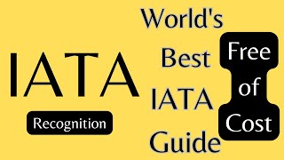 IATA Approved What is IATA Approved IATA Recognition IATA Form IATA Agreement IATA Process [upl. by Meerek]