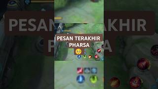 Pharsa sad  By Loey  mobilelegends gameplay mlbb fyppp pharsamobilelegends mlbbcreator [upl. by Asiela]