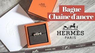 La bague Chaîne dancre HERMÈS • Unboxing amp storytime [upl. by Lindeberg113]