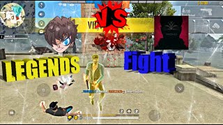 Vincenzo VS Ruok When legends Fight FreeFire [upl. by Ariom904]