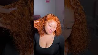 Curly Ginger Amazon Wig 🎃🖤 Perfect For Fall 🍂 amiyanushen wigreview amazonwigs gingerwig wig [upl. by Nytsirhc]