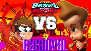 Classic Timmy Turner vs Jimmy Neutron  Super Brawl Showdown v030b Full Match Gameplay [upl. by Redvers]