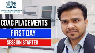 First day of CDAC Placements  Placement session started [upl. by Hen]